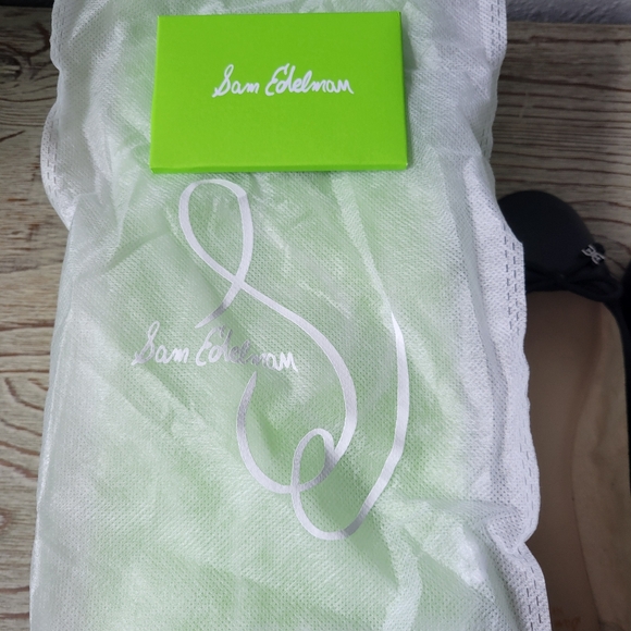 Sam Edelman Black Leather Ballet Flats Felicia Luxe Sz 8.5 - Picture 11 of 13